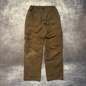5.11 Tactical Olive Green Khaki Tech Utility Pants Men's Size 30 x 30